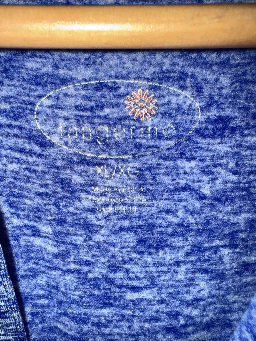 Tangerine Activewear 💙💚💙 Quarter Zip Pullover Long Sleeve - XL - Picture 3 of 5